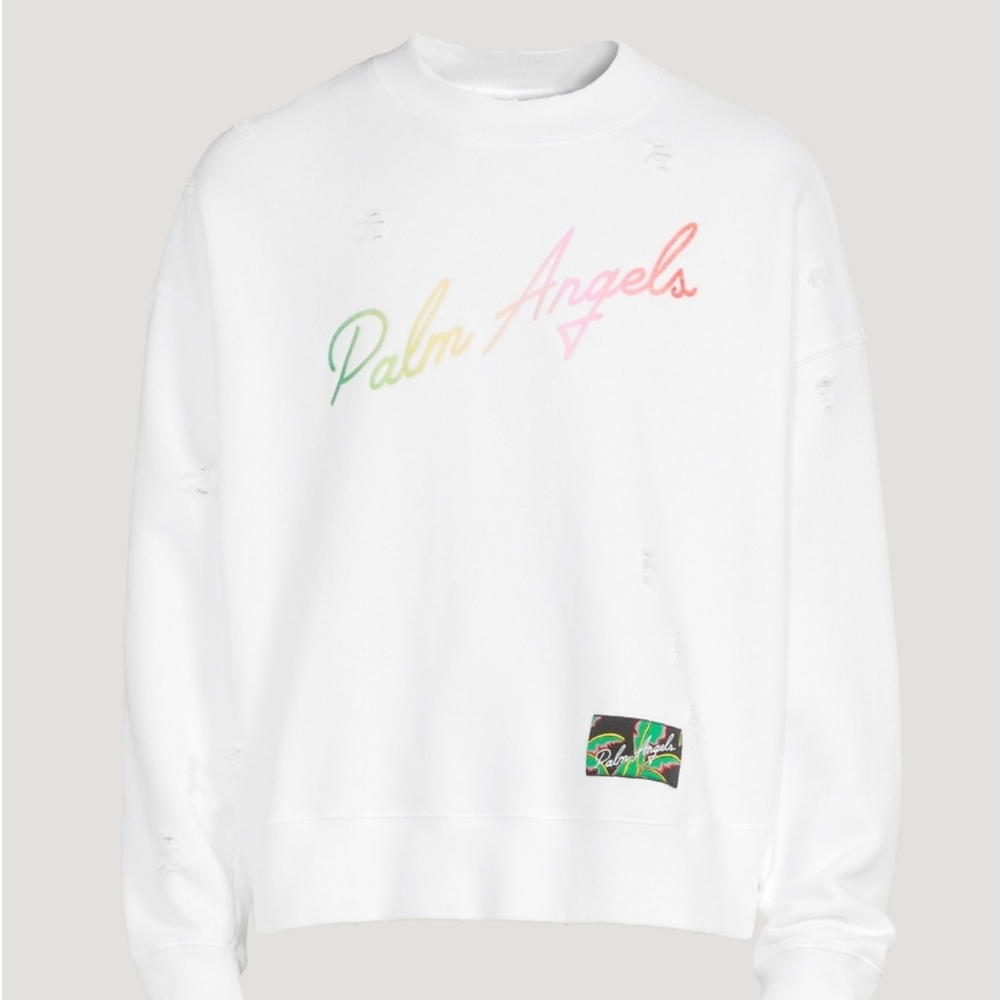 PALM ANGELS Oversized Miama Logo Sweatshirt - UNISEX